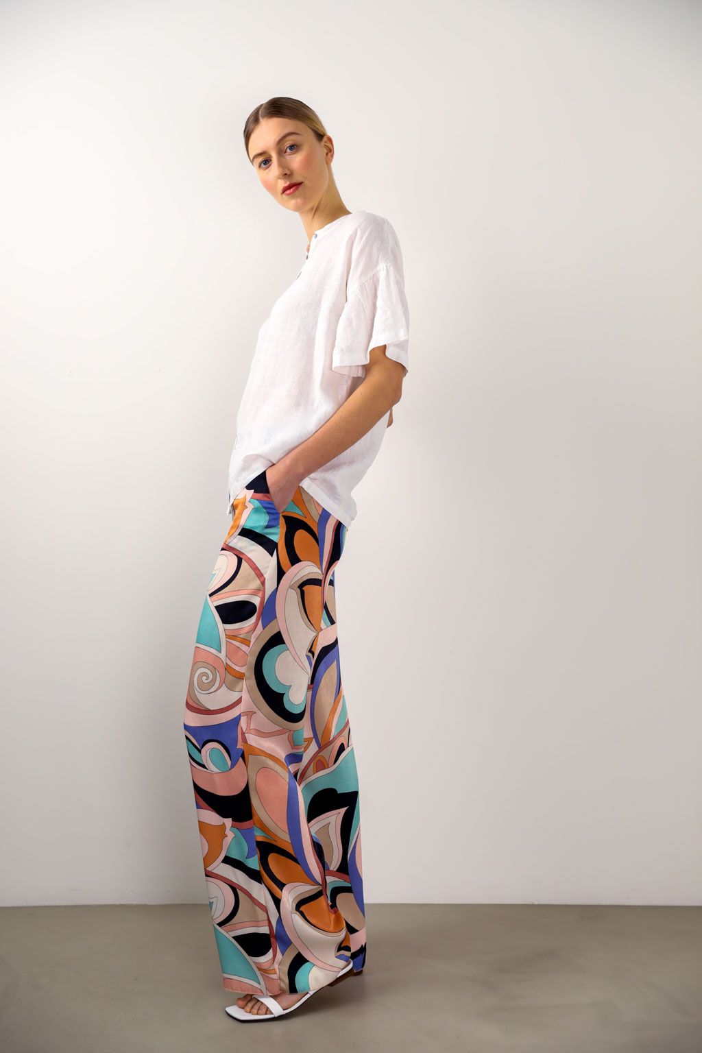 Lily Wide Pucci Print